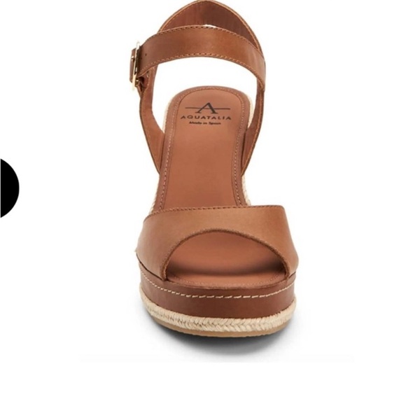 Aquatalia Leena Caramel espadrilles size 9/39 - Picture 3 of 12